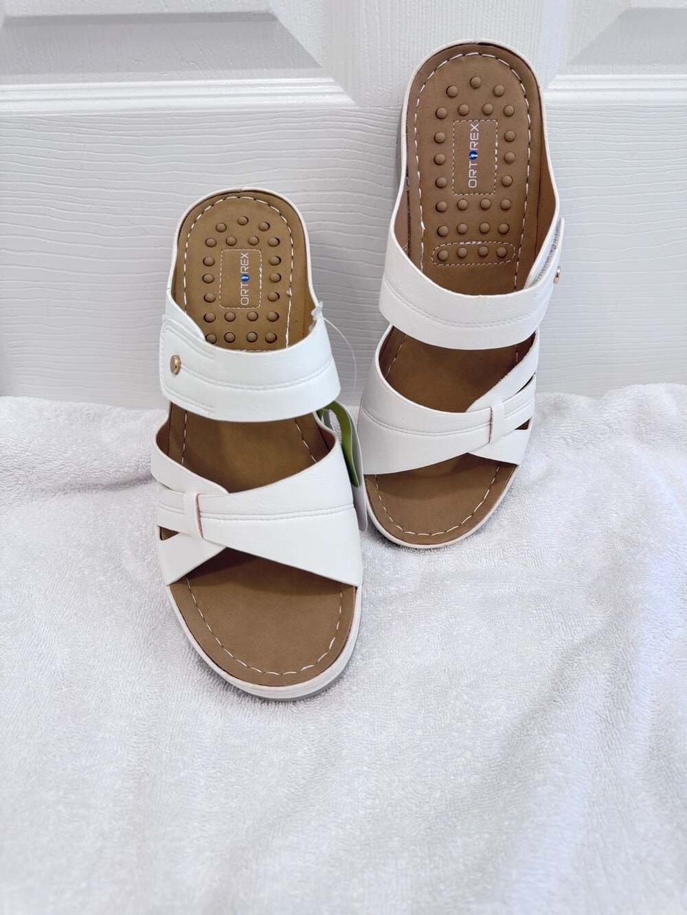 Ortho+rest Women Slides Comfortable Orthopedic Sandals Walking Sandal 9.5 NEW